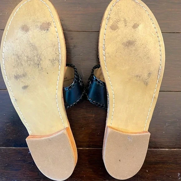 Jack Rogers classic black sandals sz 10.5 - Picture 4 of 6